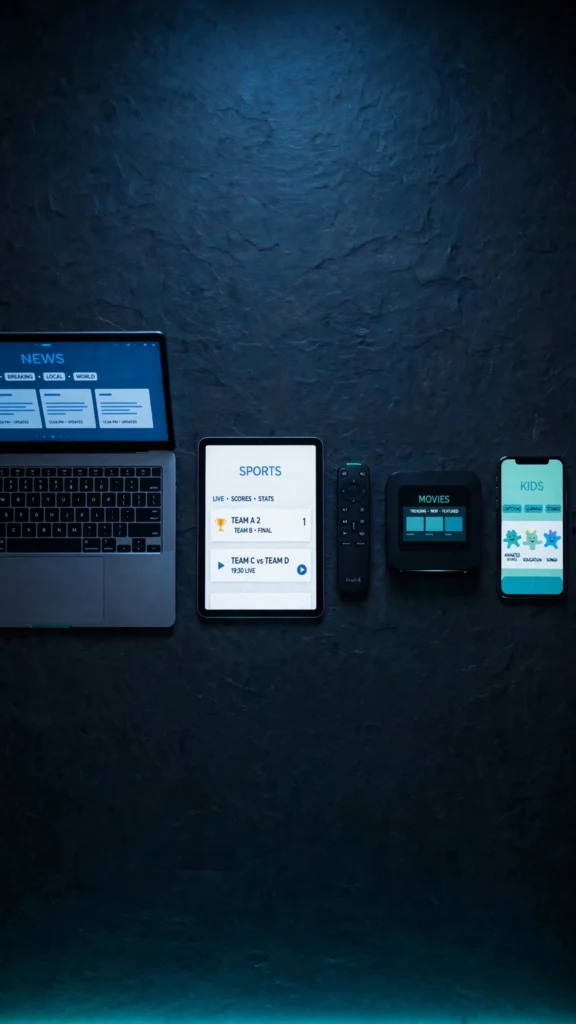 IPTV Concepts: five content sections for Canadian viewers—explained setup, apps, devices, and troubleshooting