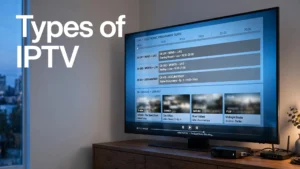 Types of IPTV: live TV, on-demand content and IPTV service delivery models