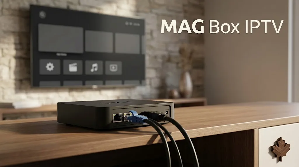 MAG box IPTV set-top box in Canada