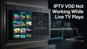 IPTV VOD not working while live TV plays